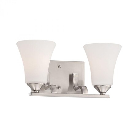 Thomas Treme 2-Light Wall Lamp in Brushed Nickel TV0019217